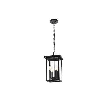 Sheridan 7 inch Outdoor Pendant in Black