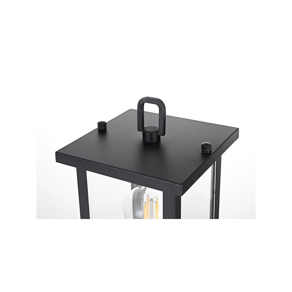 Venango 7 inch Outdoor Pendant in Black