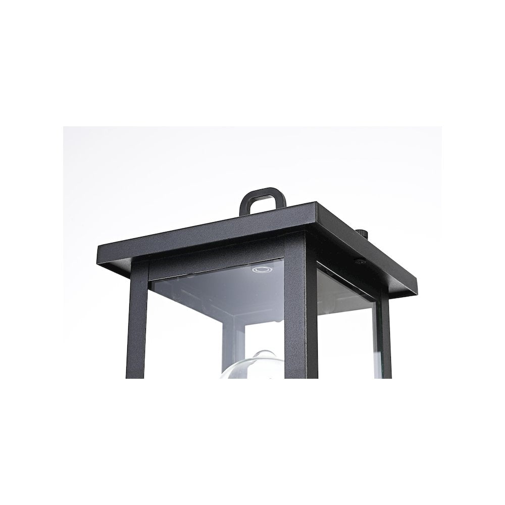 Venango 7 inch Outdoor Pendant in Black