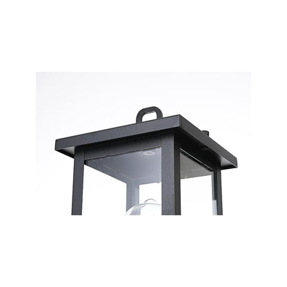 Venango 7 inch Outdoor Pendant in Black