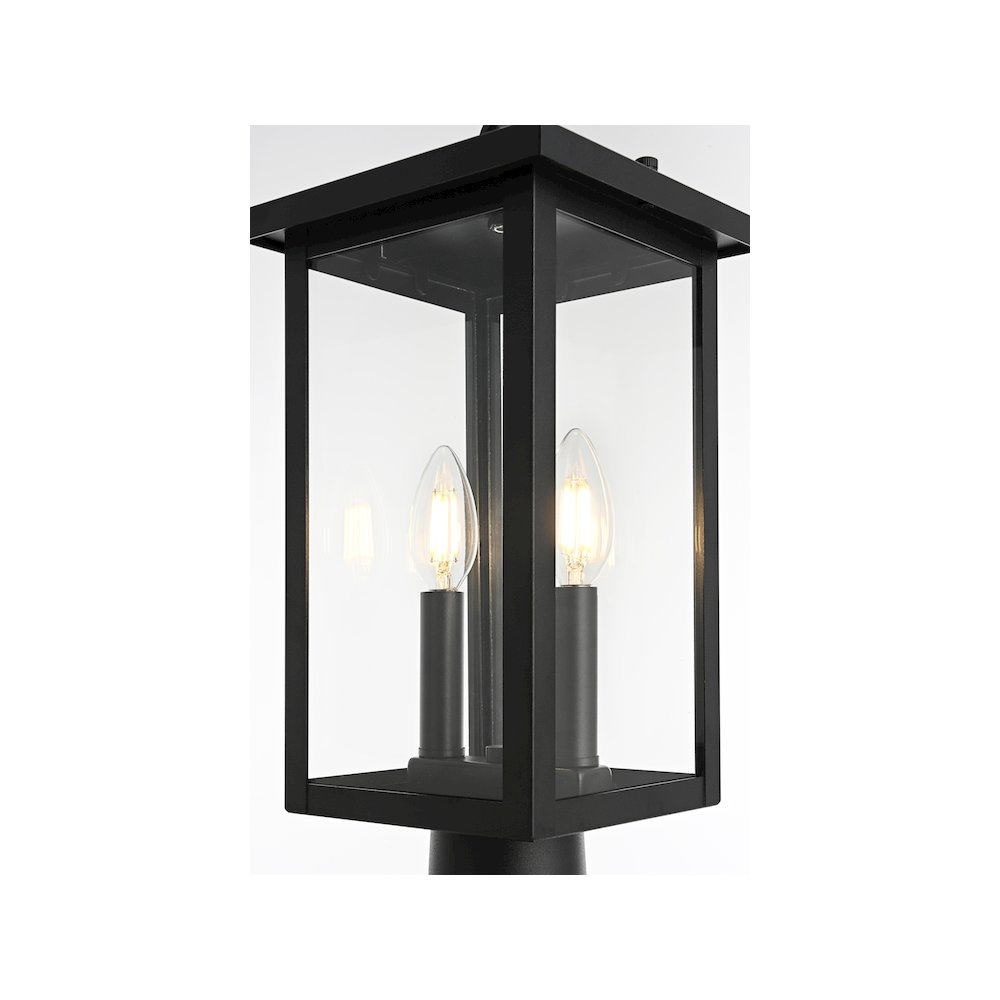 Venango 7 inch Outdoor Pendant in Black