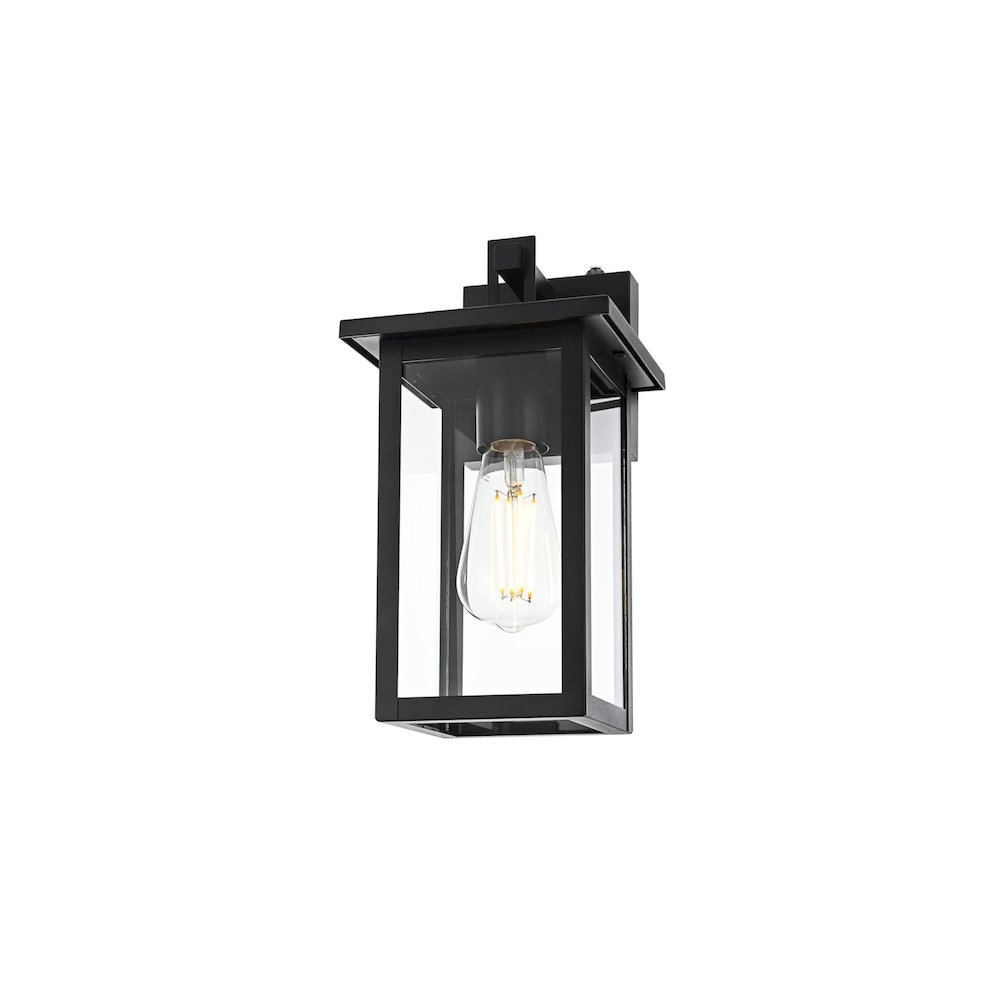 Venango 7 inch Outdoor Pendant in Black