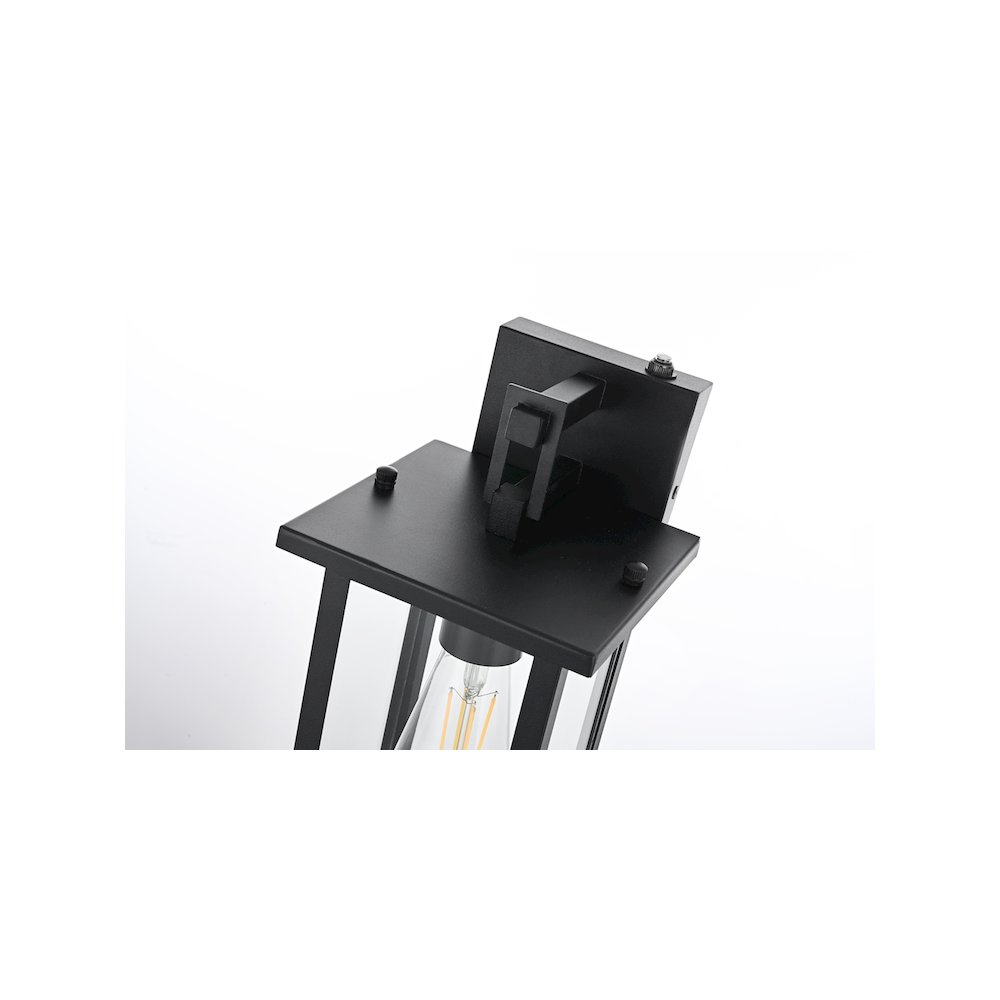 Venango 7 inch Outdoor Pendant in Black