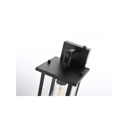 Venango 7 inch Outdoor Pendant in Black