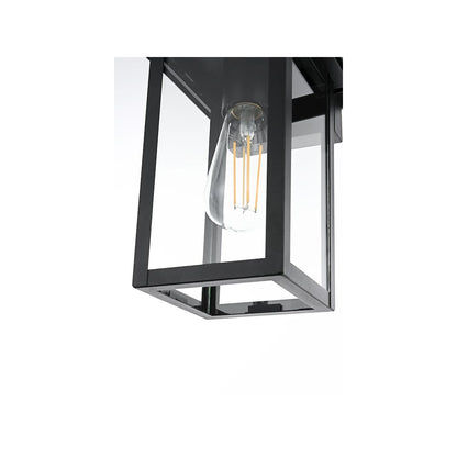 Venango 7 inch Outdoor Pendant in Black