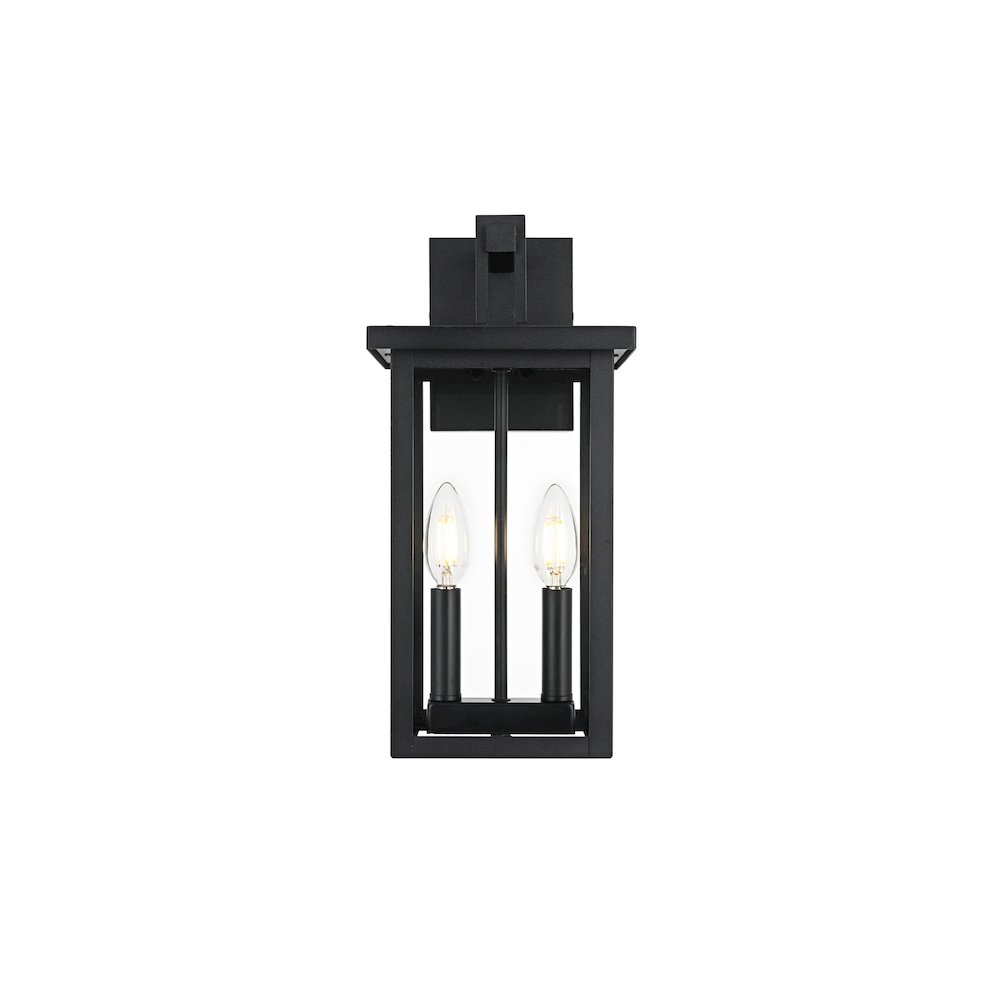 Venango 7 inch Outdoor Pendant in Black