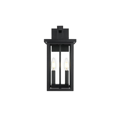Venango 7 inch Outdoor Pendant in Black