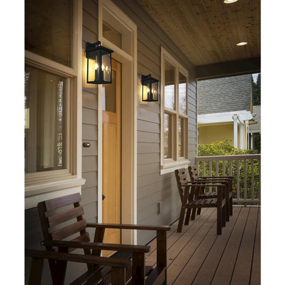 Venango 7 inch Outdoor Pendant in Black