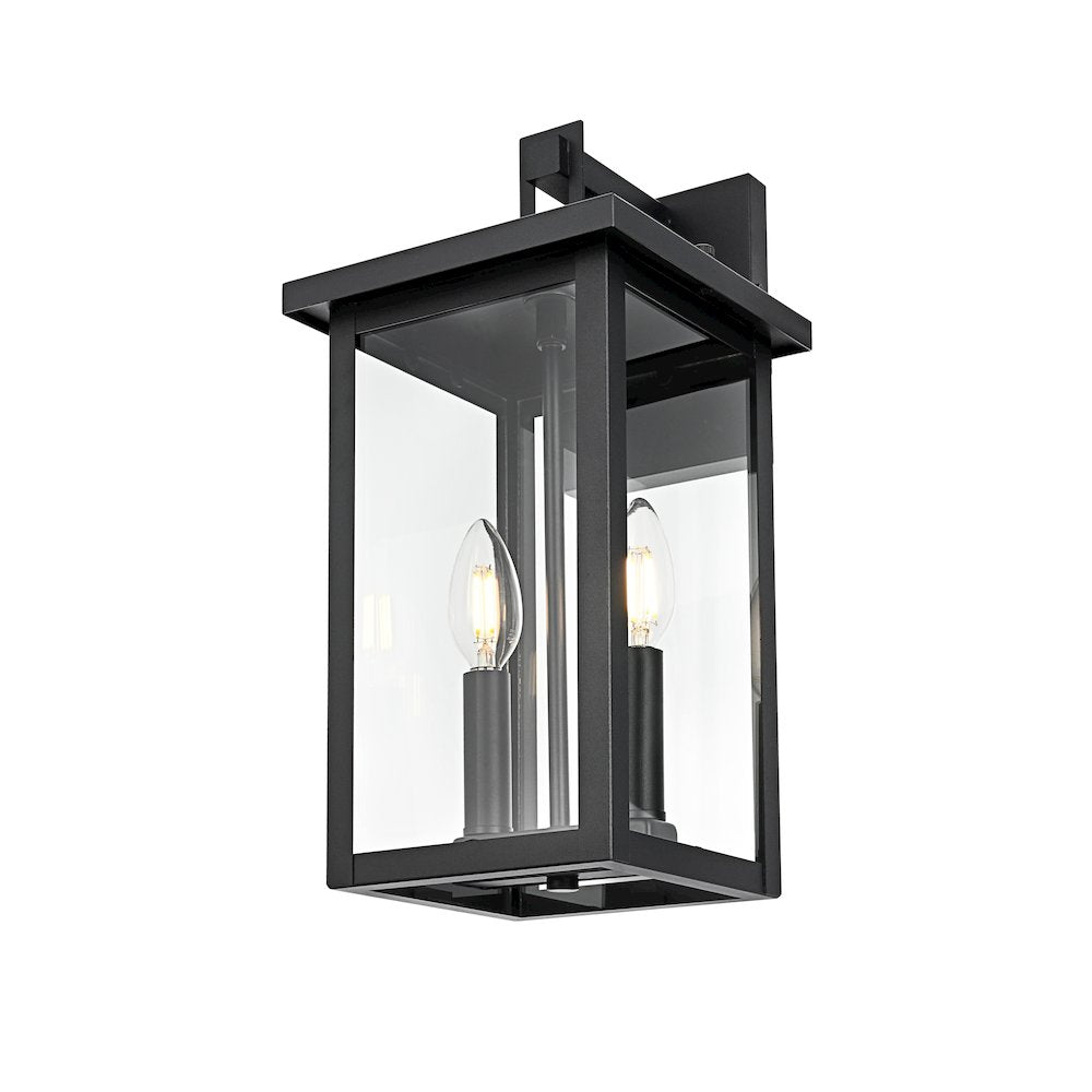 Venango 7 inch Outdoor Pendant in Black