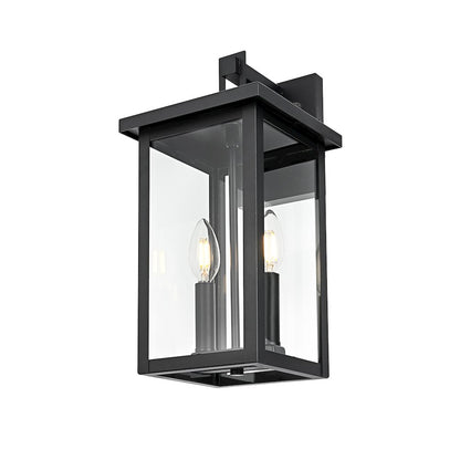 Venango 7 inch Outdoor Pendant in Black