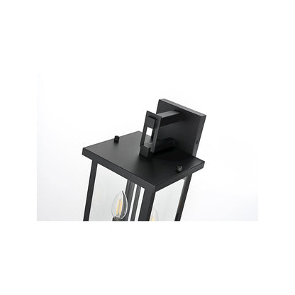 Venango 7 inch Outdoor Pendant in Black