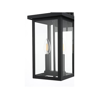 Venango 7 inch Outdoor Pendant in Black