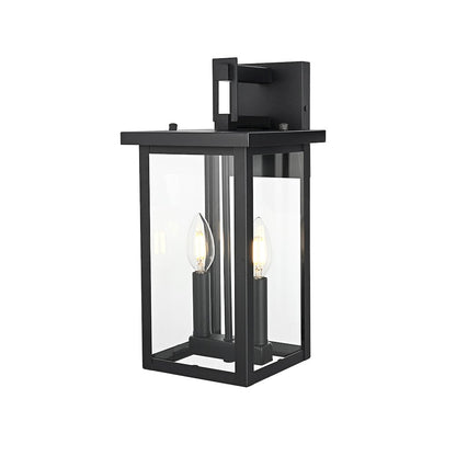 Venango 7 inch Outdoor Pendant in Black