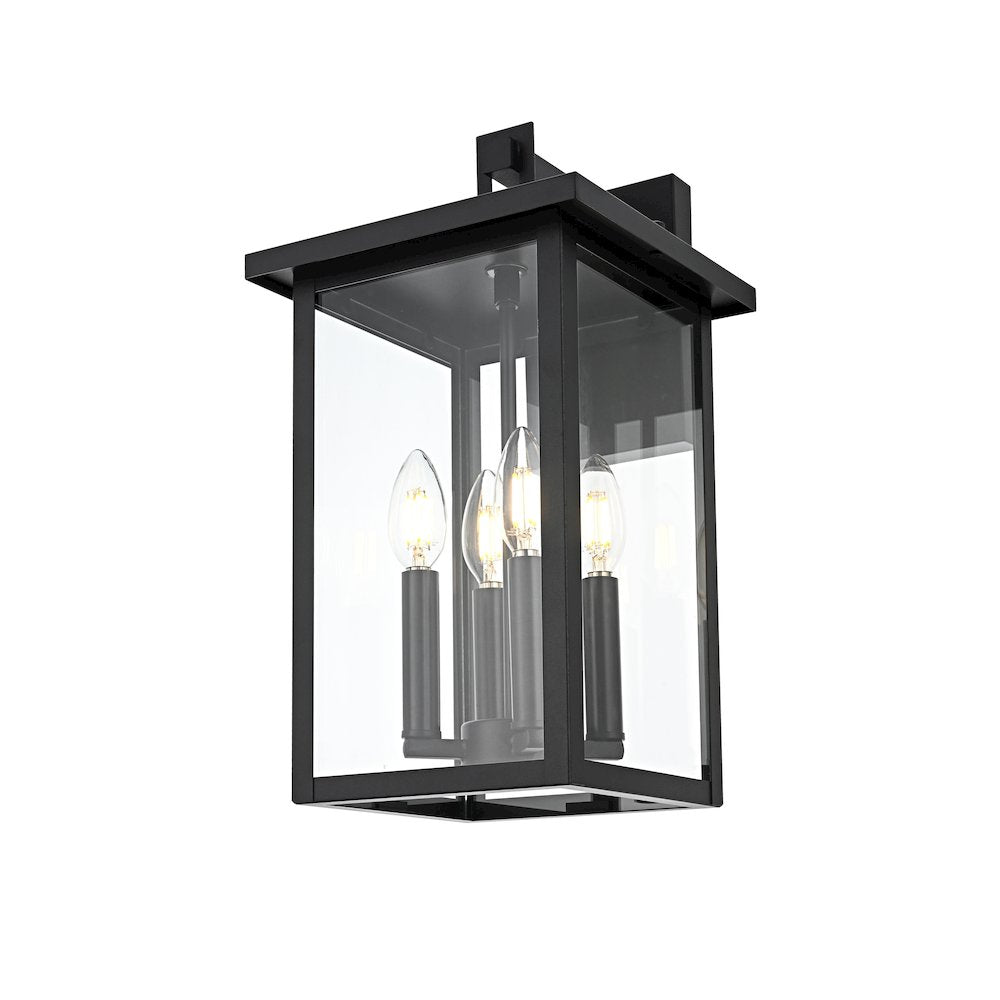 Sheridan 7 inch Outdoor Pendant in Black