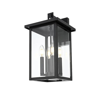 Sheridan 7 inch Outdoor Pendant in Black