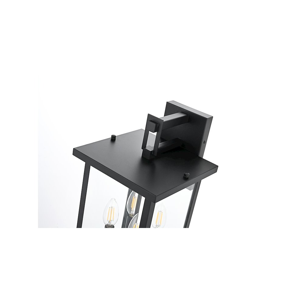 Sheridan 7 inch Outdoor Pendant in Black