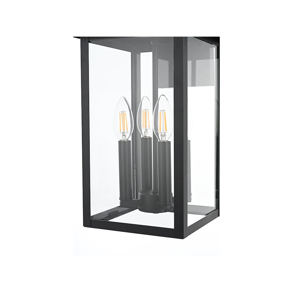 Sheridan 7 inch Outdoor Pendant in Black