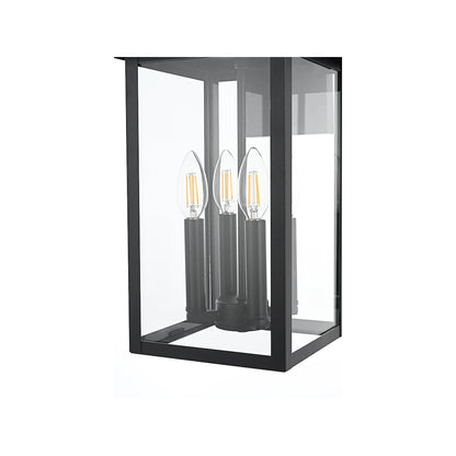 Sheridan 7 inch Outdoor Pendant in Black