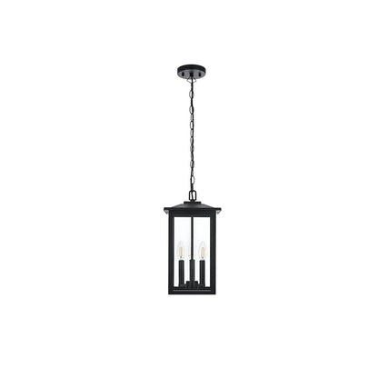 Carlisle 7 inch Outdoor Pendant in Black