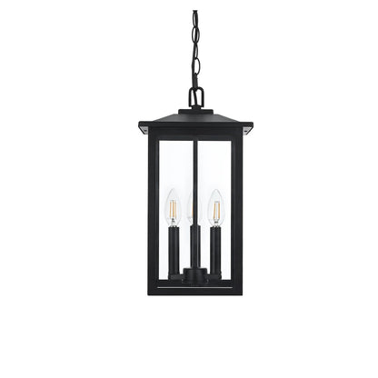 Carlisle 7 inch Outdoor Pendant in Black