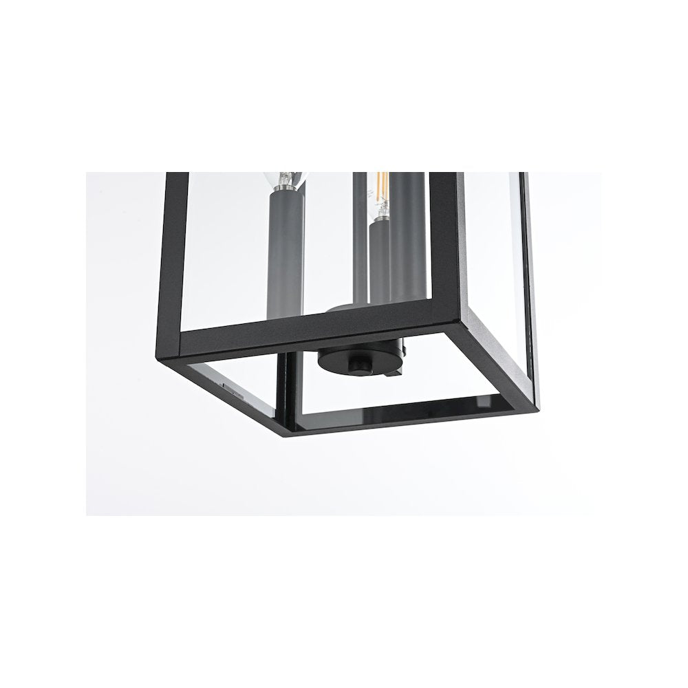 Carlisle 7 inch Outdoor Pendant in Black