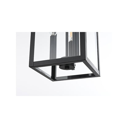Carlisle 7 inch Outdoor Pendant in Black