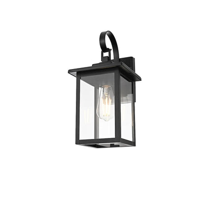 Carisle 7 Inch Outdoor Wall Sconce In Black