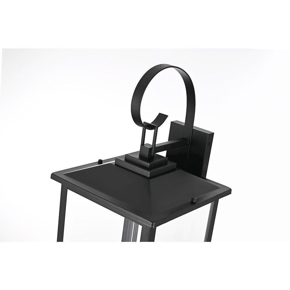 Carisle 12 Inch Outdoor Wall Sconce In Black