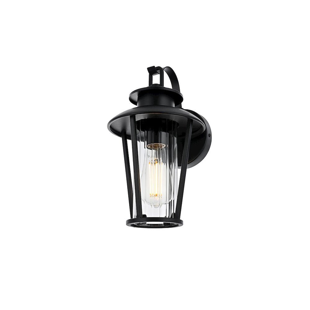 Wensley 7 inch Outdoor Pendant in Black