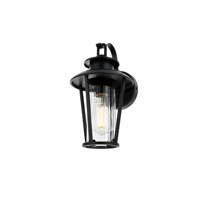 Wensley 7 inch Outdoor Pendant in Black