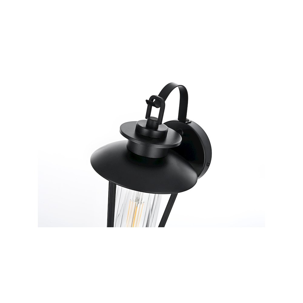 Wensley 7 inch Outdoor Pendant in Black
