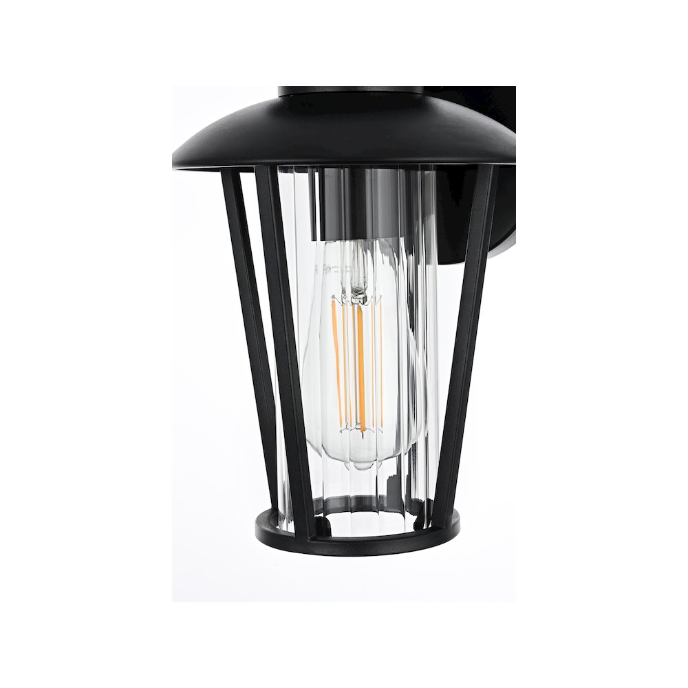 Wensley 7 inch Outdoor Pendant in Black