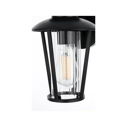 Wensley 7 inch Outdoor Pendant in Black