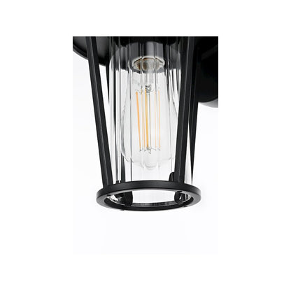 Wensley 7 inch Outdoor Pendant in Black