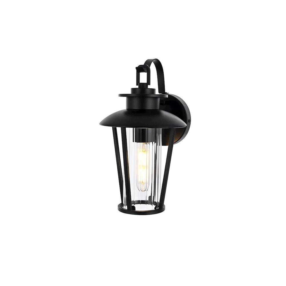 Wensley 7 inch Outdoor Pendant in Black