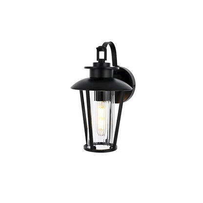 Wensley 7 inch Outdoor Pendant in Black