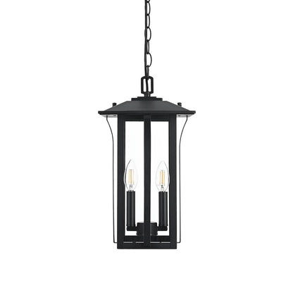 Thayer 7 inch Outdoor Pendant in Black
