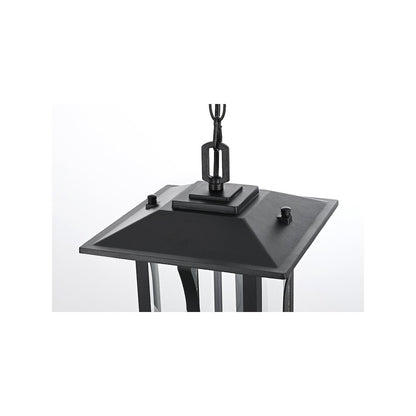 Thayer 7 inch Outdoor Pendant in Black