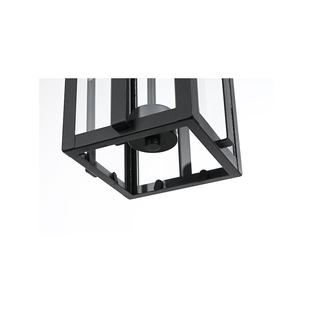 Thayer 7 inch Outdoor Pendant in Black