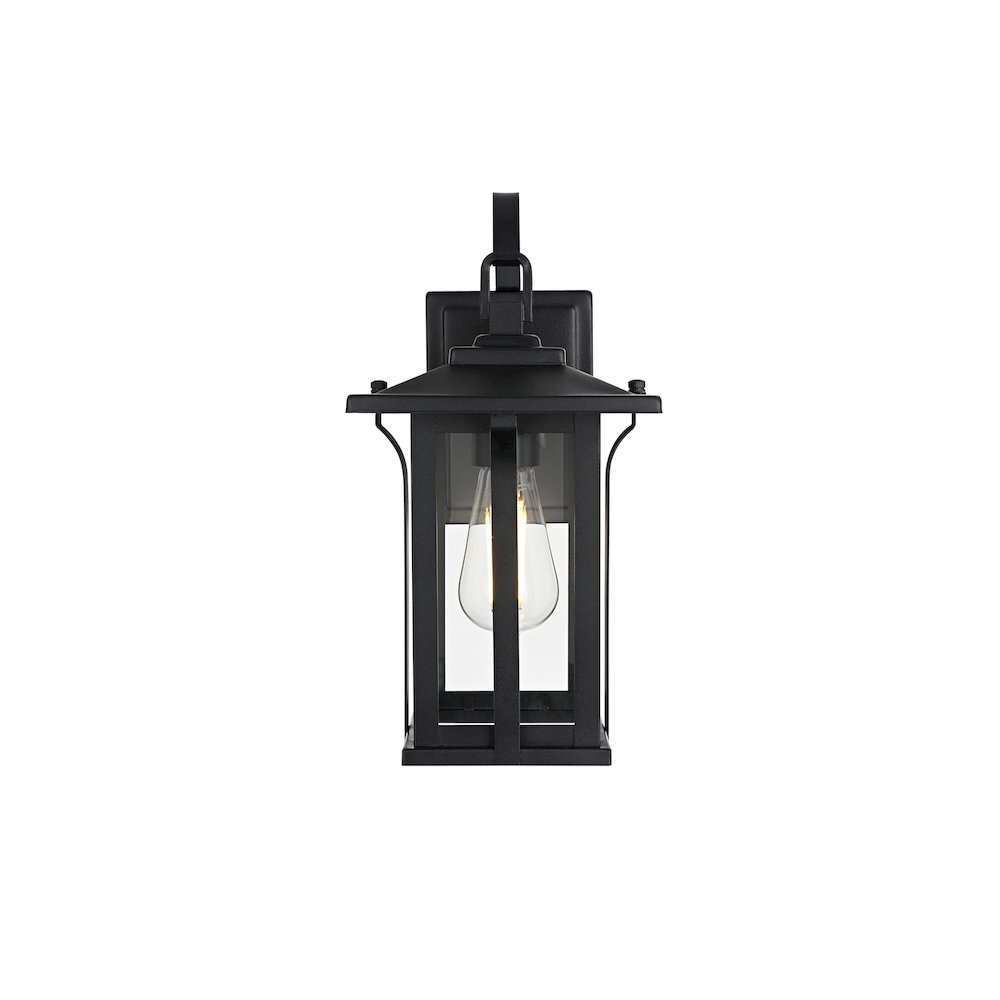 Thayer 7 inch Outdoor Pendant in Black