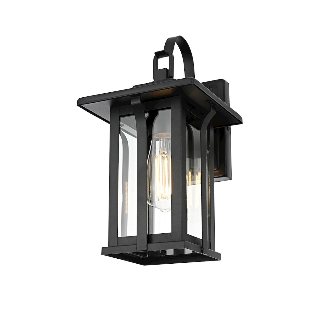 Thayer 7 inch Outdoor Pendant in Black