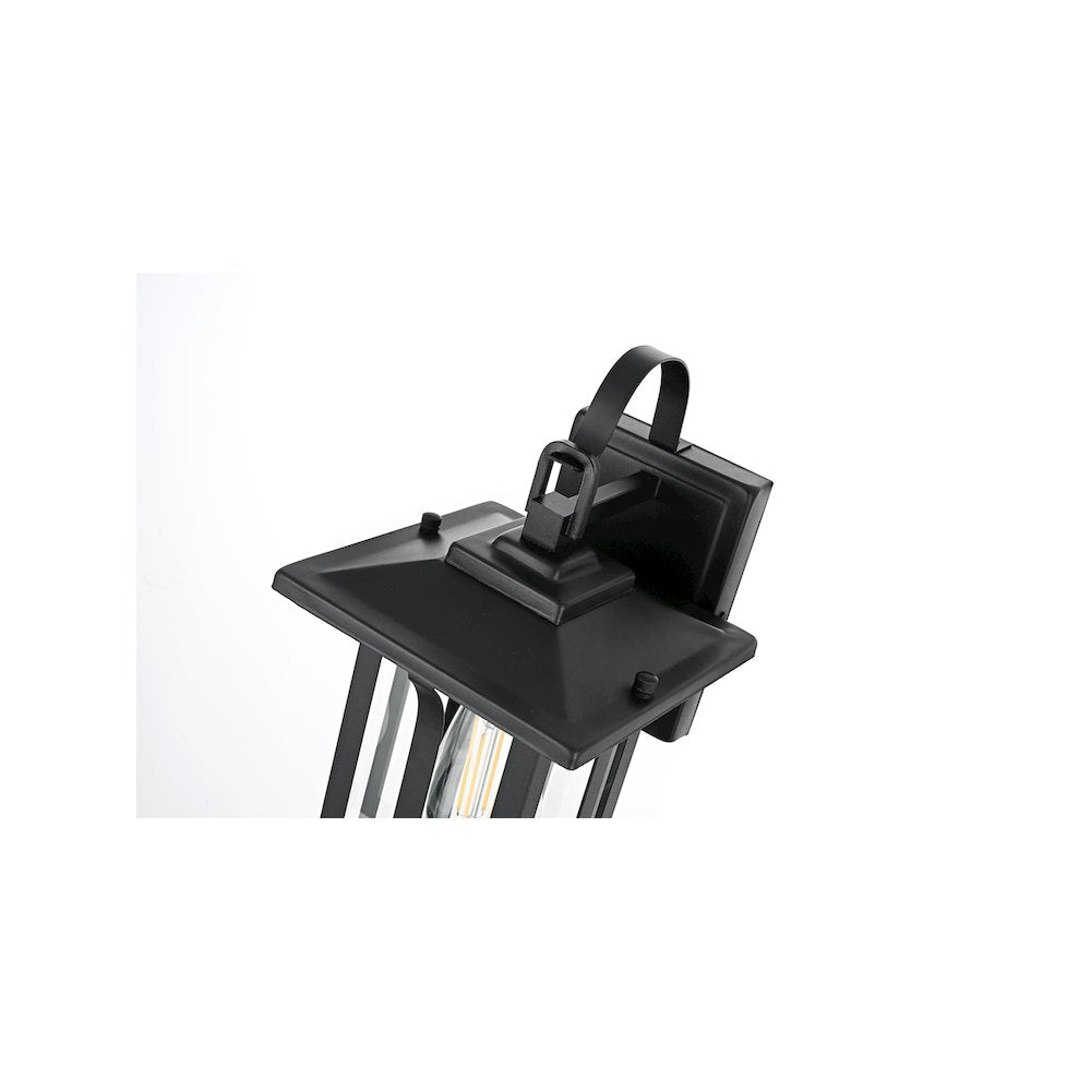Thayer 7 inch Outdoor Pendant in Black