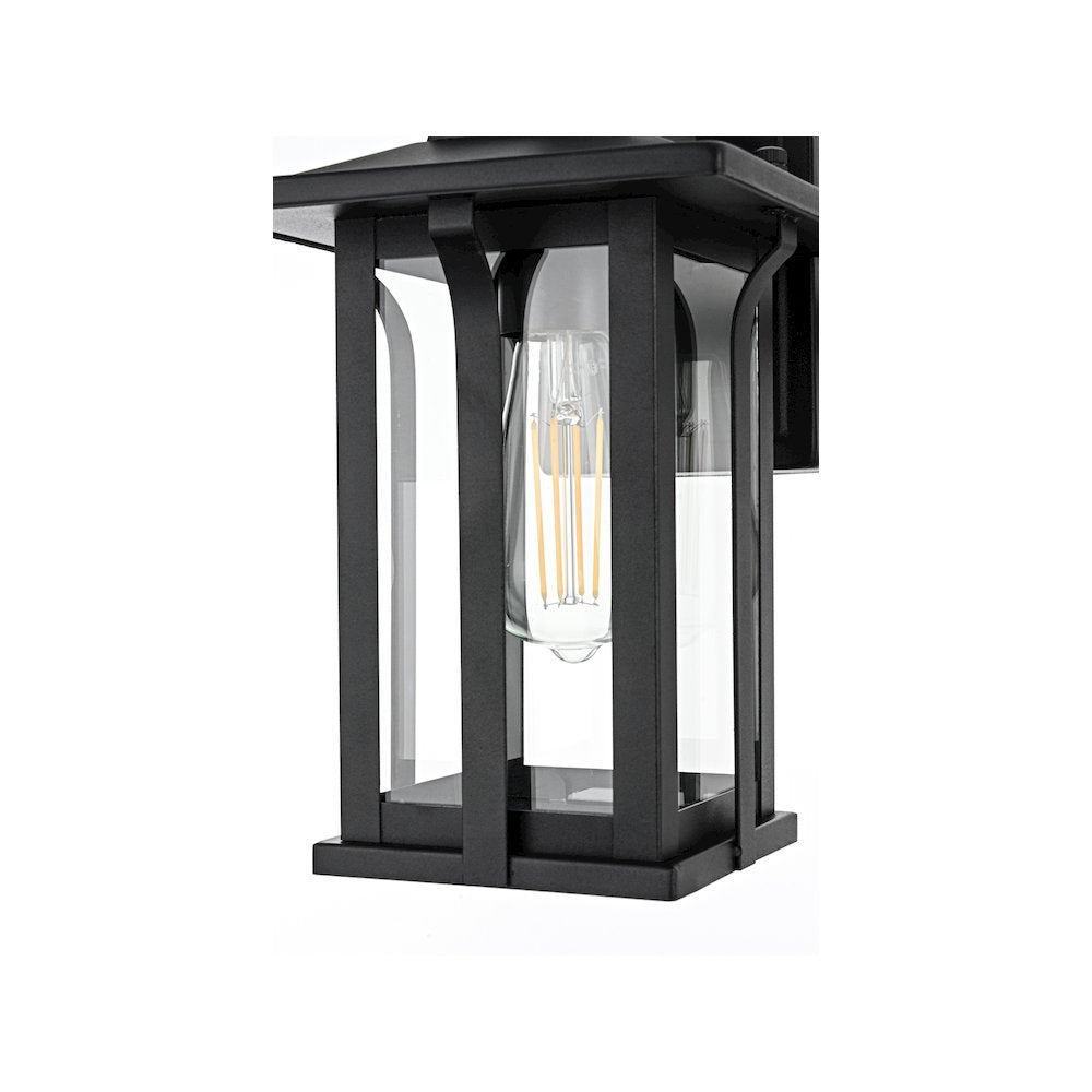 Thayer 7 inch Outdoor Pendant in Black