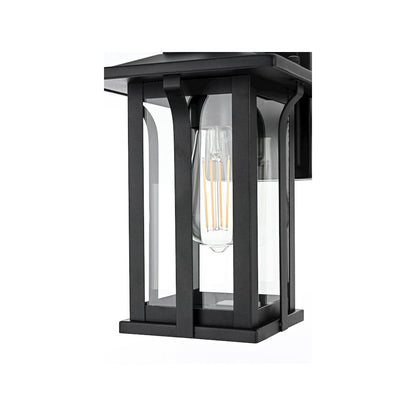Thayer 7 inch Outdoor Pendant in Black