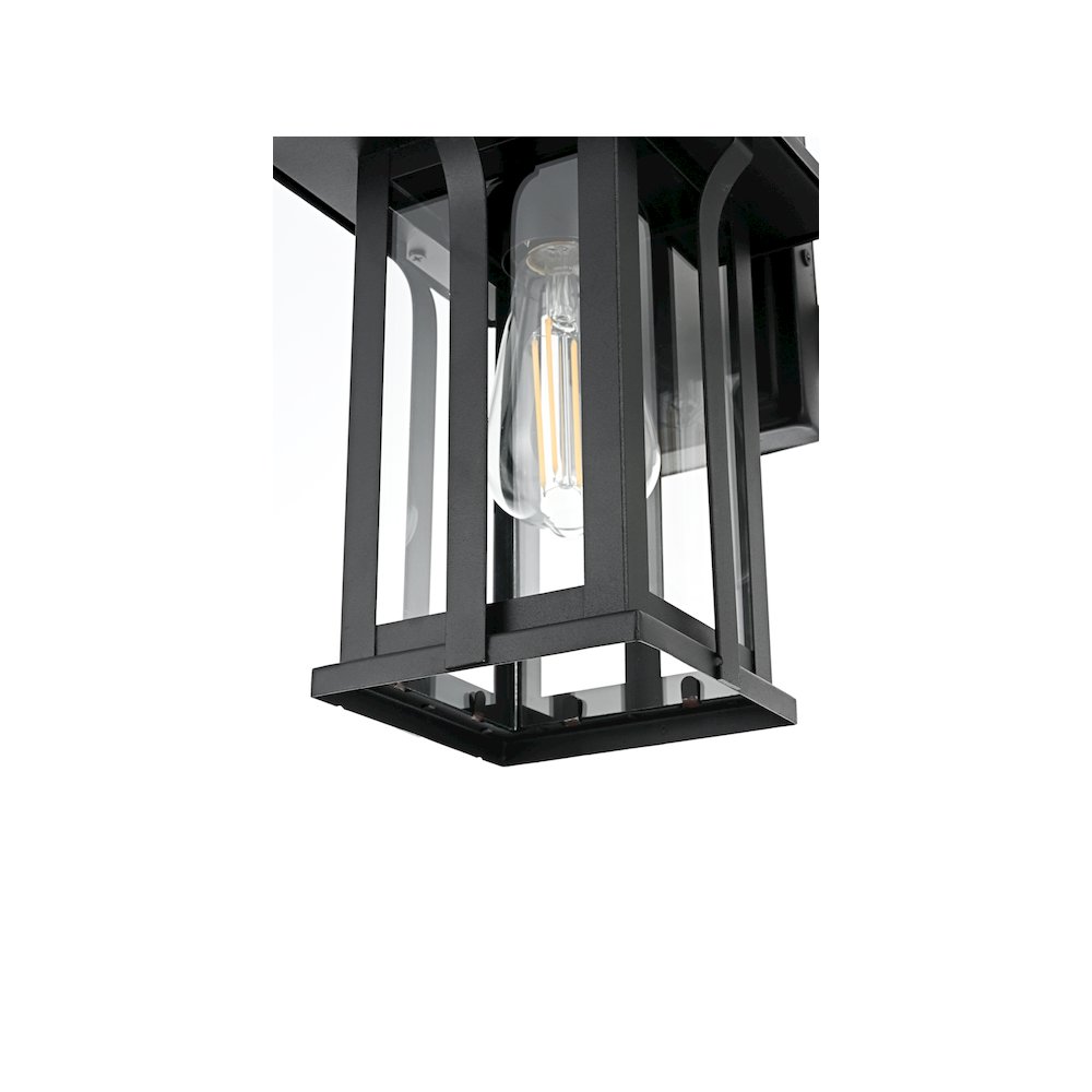 Thayer 7 inch Outdoor Pendant in Black