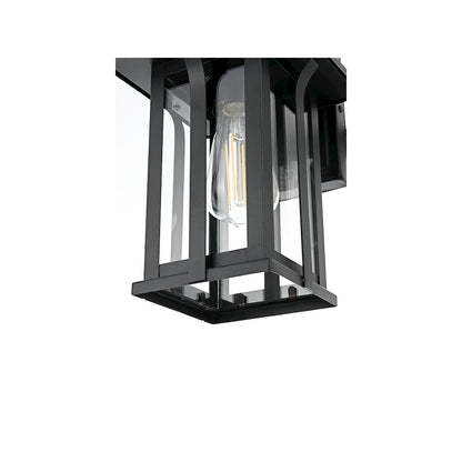 Thayer 7 inch Outdoor Pendant in Black