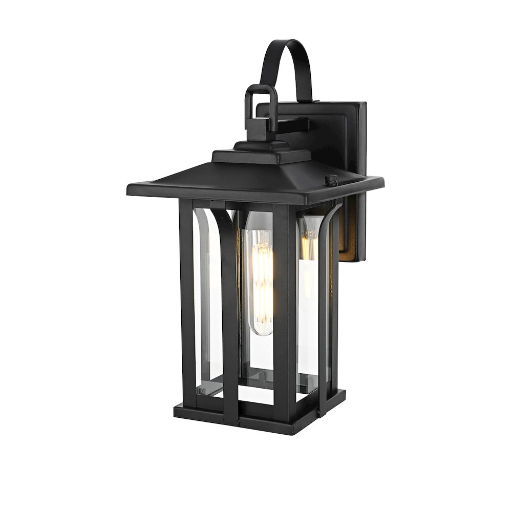 Thayer 7 inch Outdoor Pendant in Black
