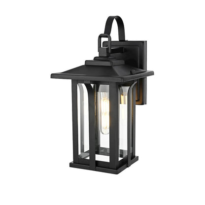 Thayer 7 inch Outdoor Pendant in Black