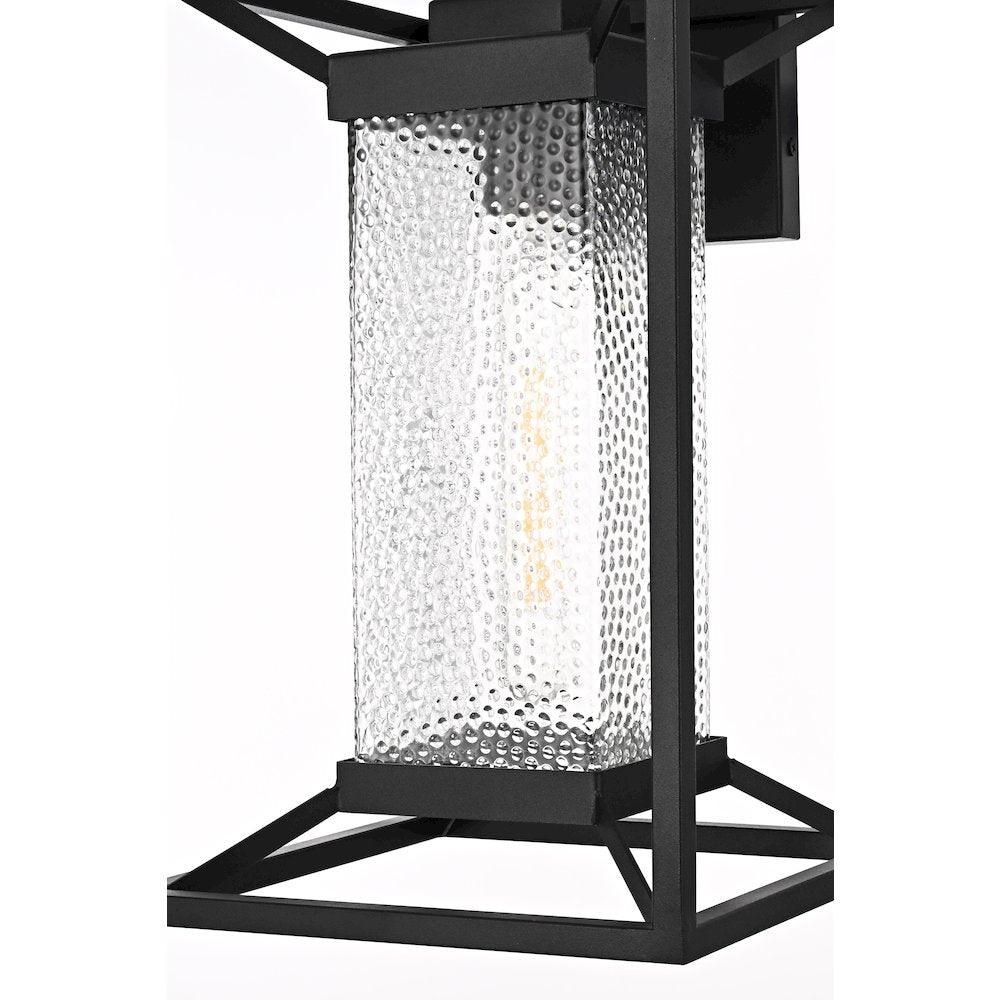 Willington 9.5 Inch Outdoor Wall Sconce In Black