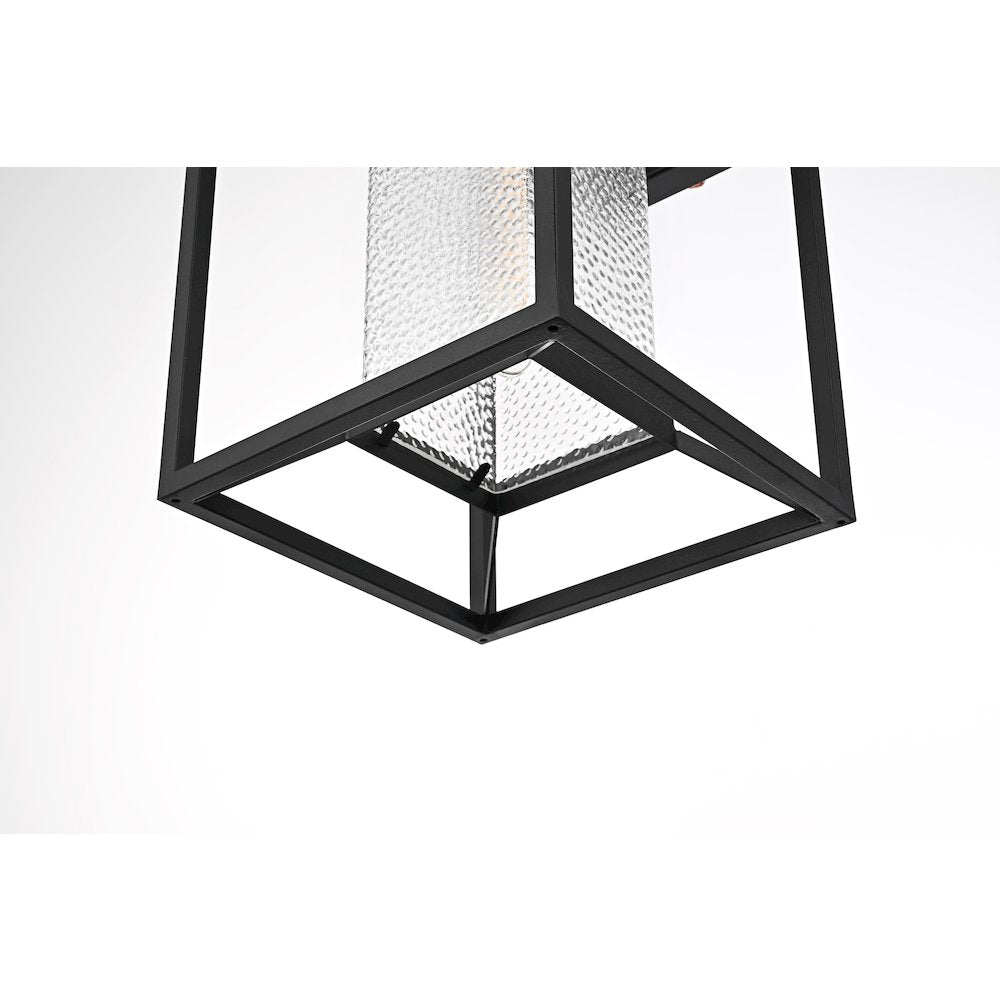 Willington 9.5 Inch Outdoor Wall Sconce In Black